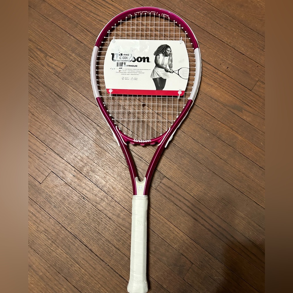 Wilson, intrigue, tennis racket brand new